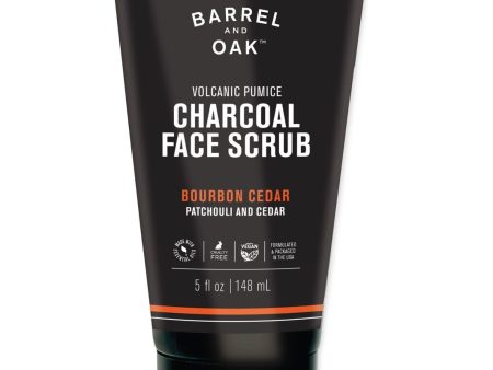 Bourbon Cedar Volcanic Pumice Charcoal Face Scrub For Sale