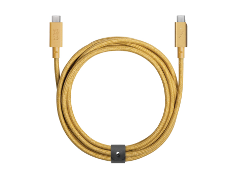 Native Union Belt Cable PRO (USB-C to USB-C) - 8FT - Kraft on Sale