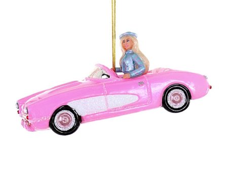 Pink Corvette Ornament For Discount