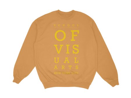 SVA Eyechart Crewneck Sweatshirt (Multiple Colors) Cheap