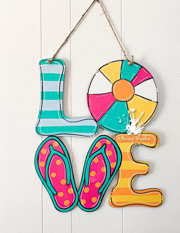 LOVE Summer Doorhanger Sale