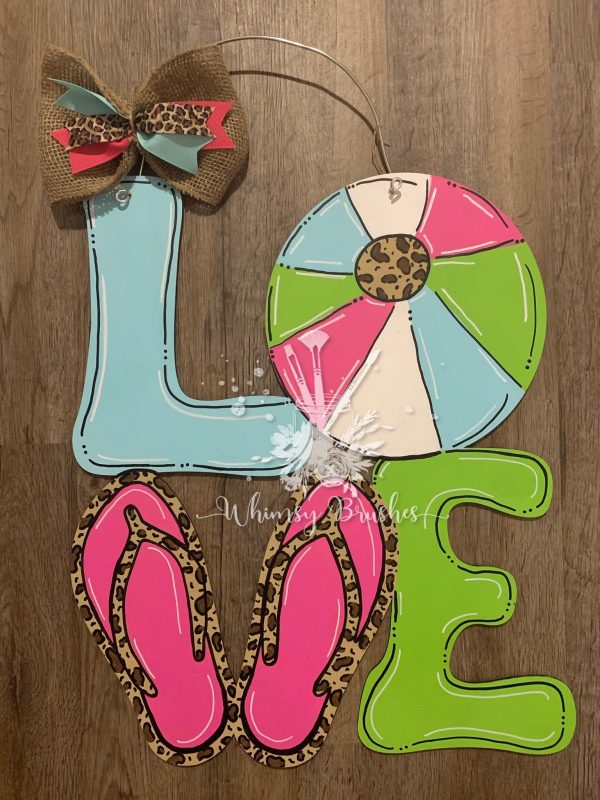 LOVE Summer Doorhanger Sale