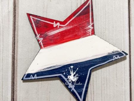 Red, White, and Blue Star Attachment Online now