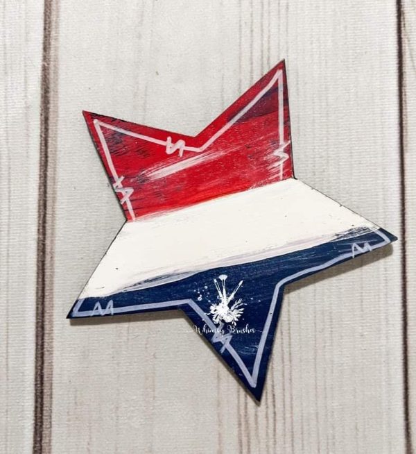 Red, White, and Blue Star Attachment Online now