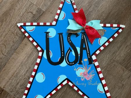 USA Star Doorhanger Online