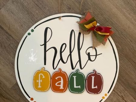 Hello Fall Doorhanger Fashion