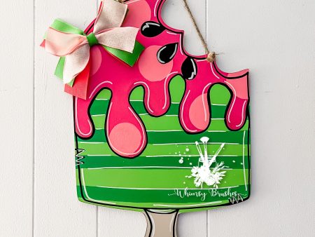 Watermelon Drip Popsicle Doorhanger For Discount