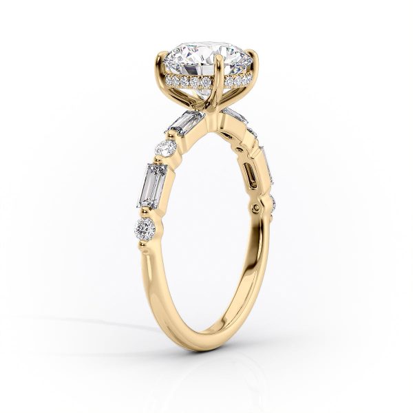 The Patricia Set With A 2.5 Carat Radiant Moissanite Discount