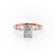 The Patricia Set With A 3.5 Carat Radiant Moissanite Hot on Sale