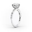 The Patricia Set With A 4.5 Carat Princess Moissanite Hot on Sale