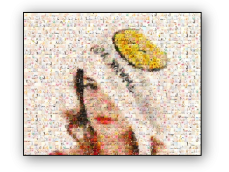 Photo Mosaic Canvas Print Hot on Sale